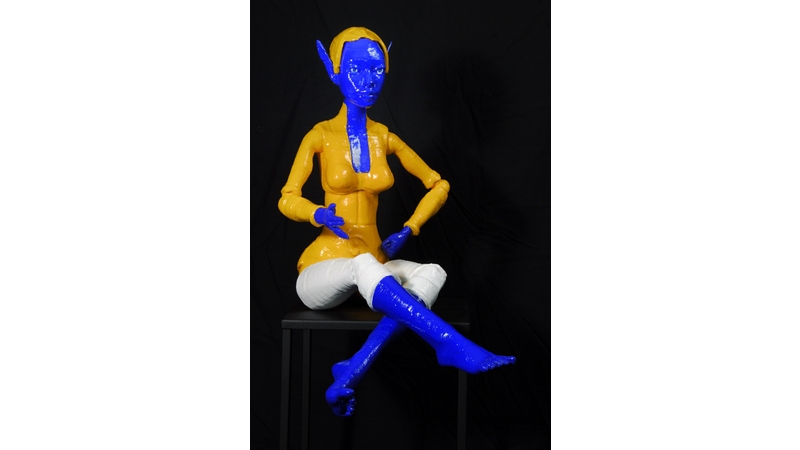 Michel_Derozier Creation3D Blue elf